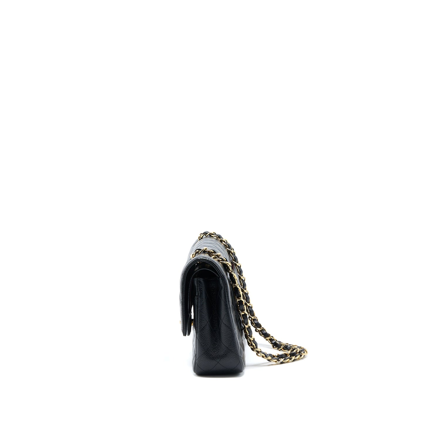 Chanel Medium Classic Double Flap Bag Caviar Black GHW