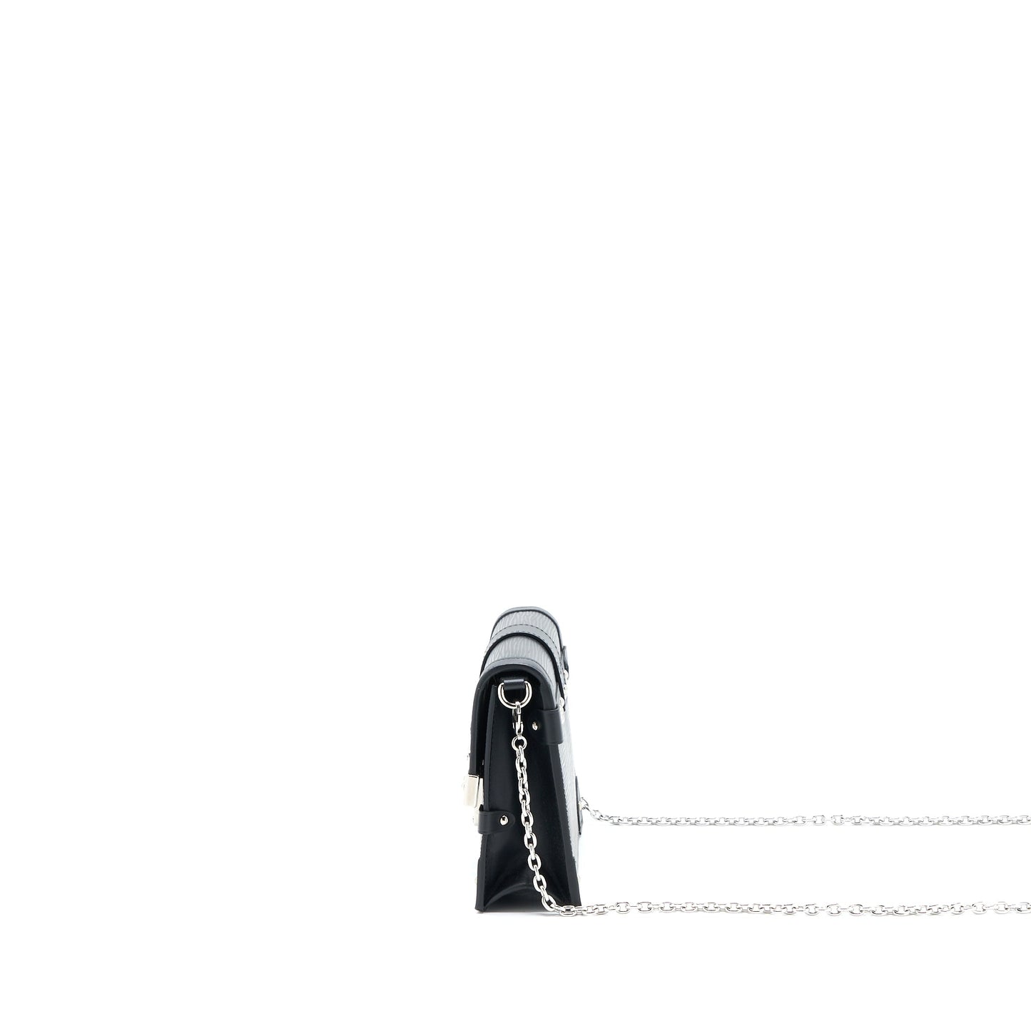 Louis Vuitton Trunk Chain Wallet Epi Black SHW