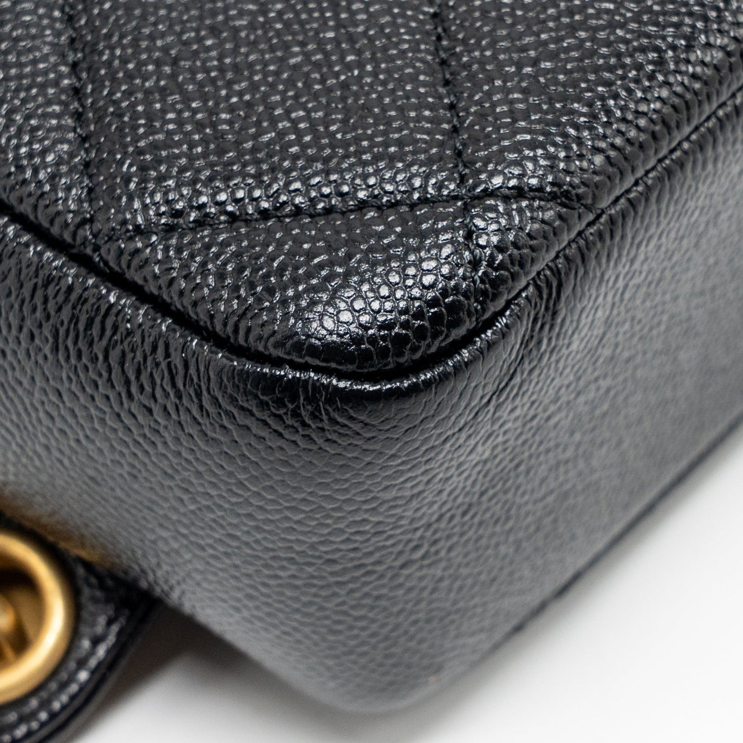 Chanel Quilted Flap Backpack Caviar Black GHW (Microchip)