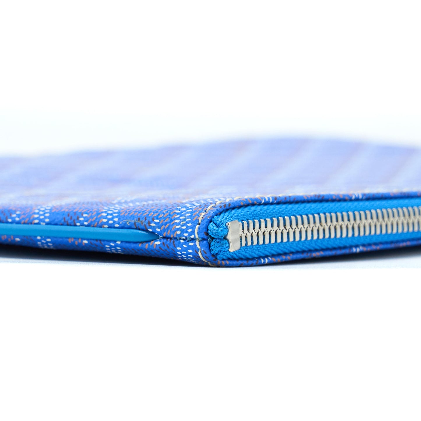 Goyard Senat MM Pocket Goyardine Canvas Blue SHW