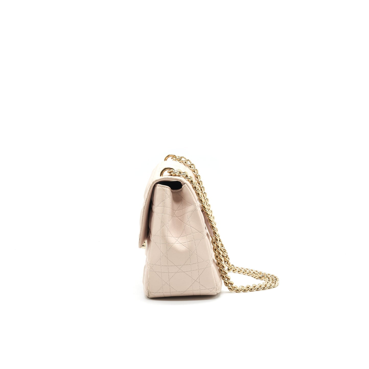 Christian Luxury Dior Cannage Leather Miss Luxury Dior Flap Bag in Light pink LGHW