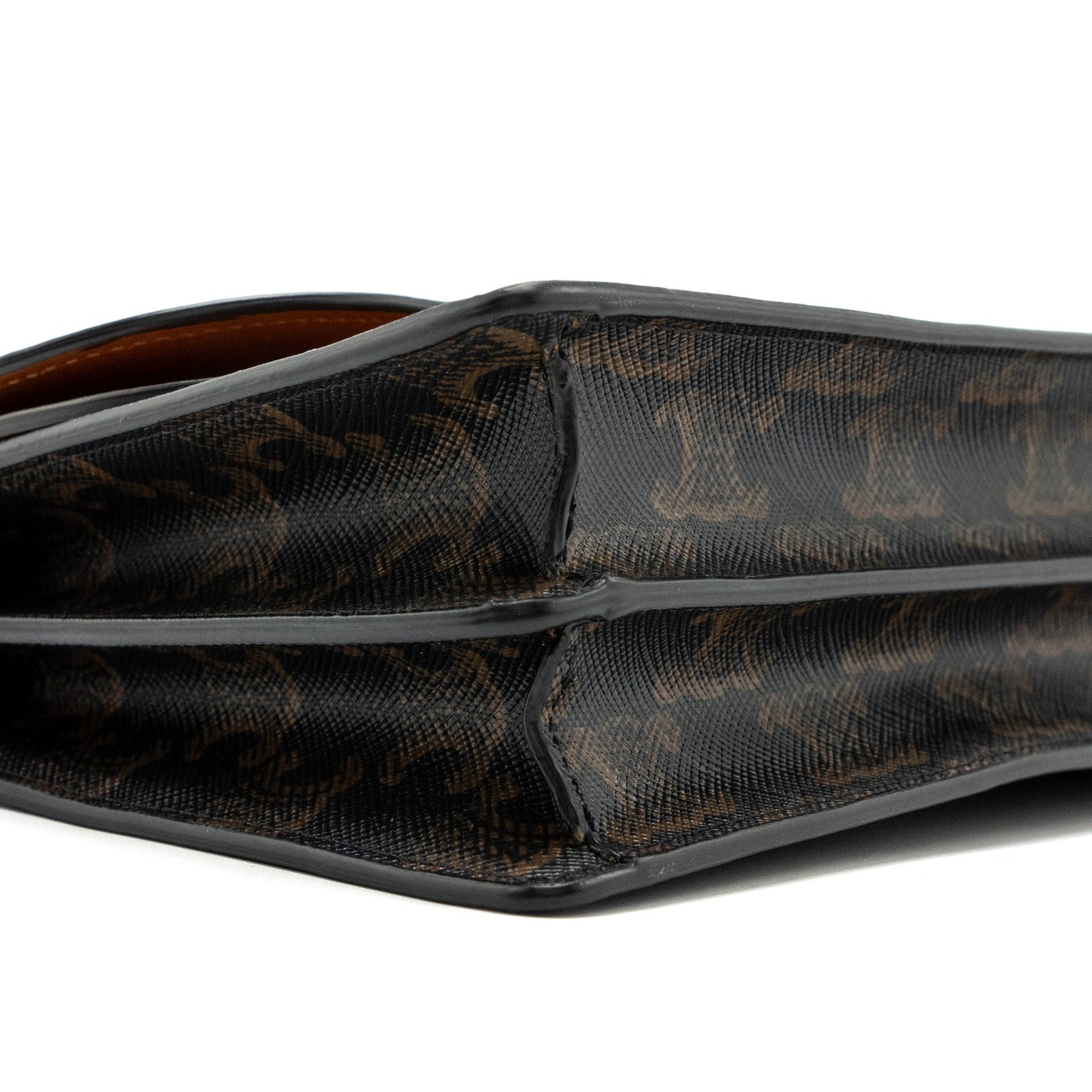 Celine Wallet On Strap Triomphe Canvas/ Lambskin Tan GHW