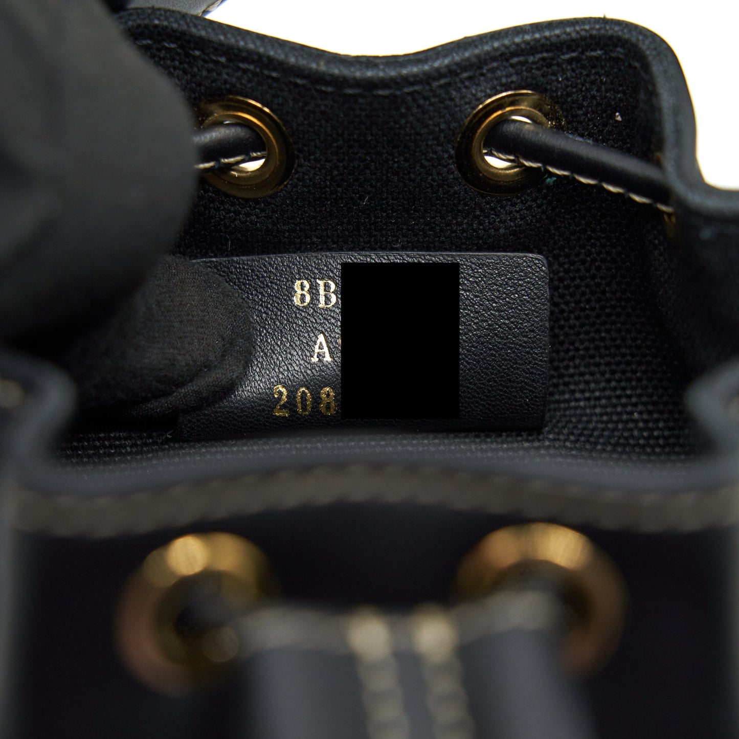 Fendi Mon Tresor Black Canvas Bag