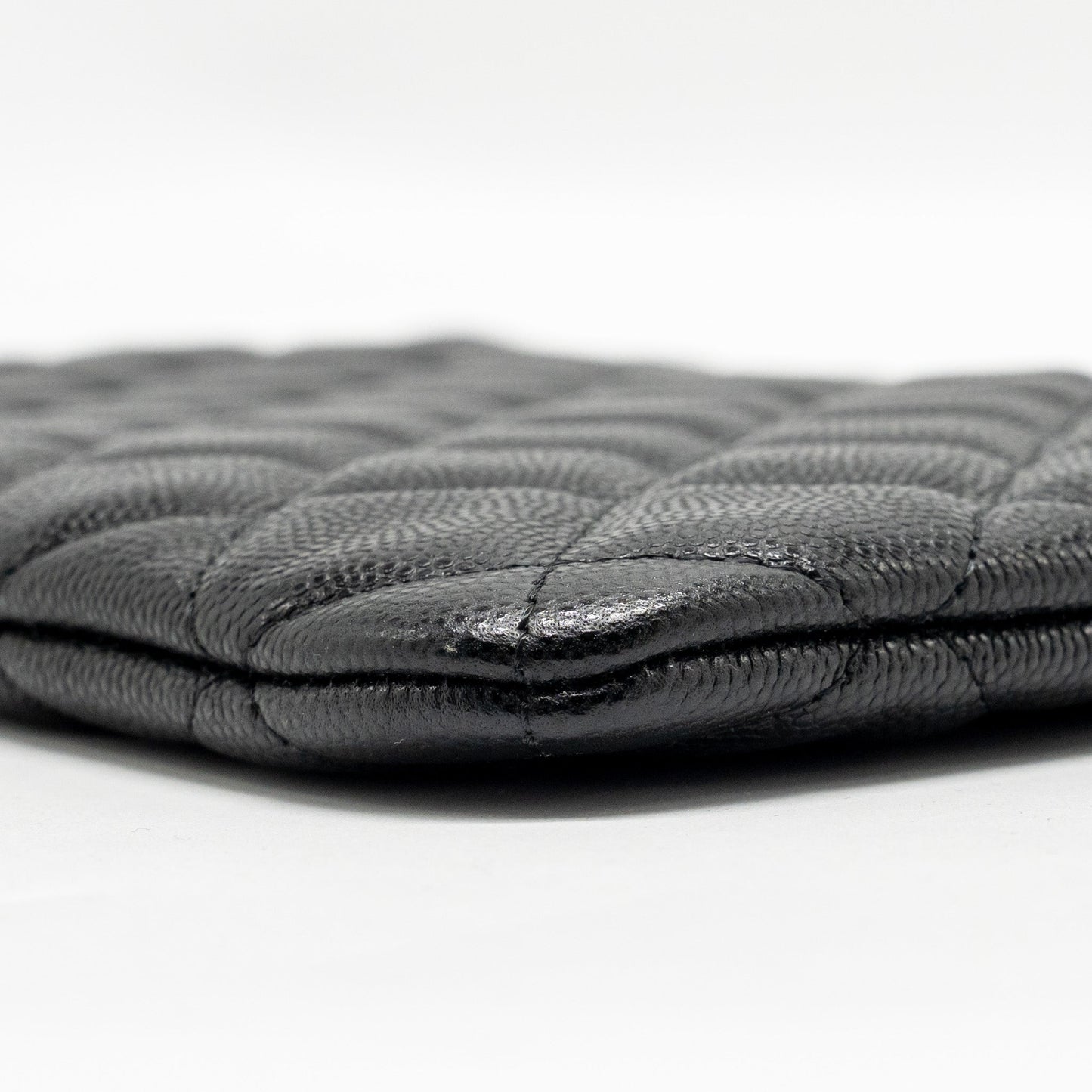 Chanel Classic O-Case Pouch/Clutch Caviar Black GHW