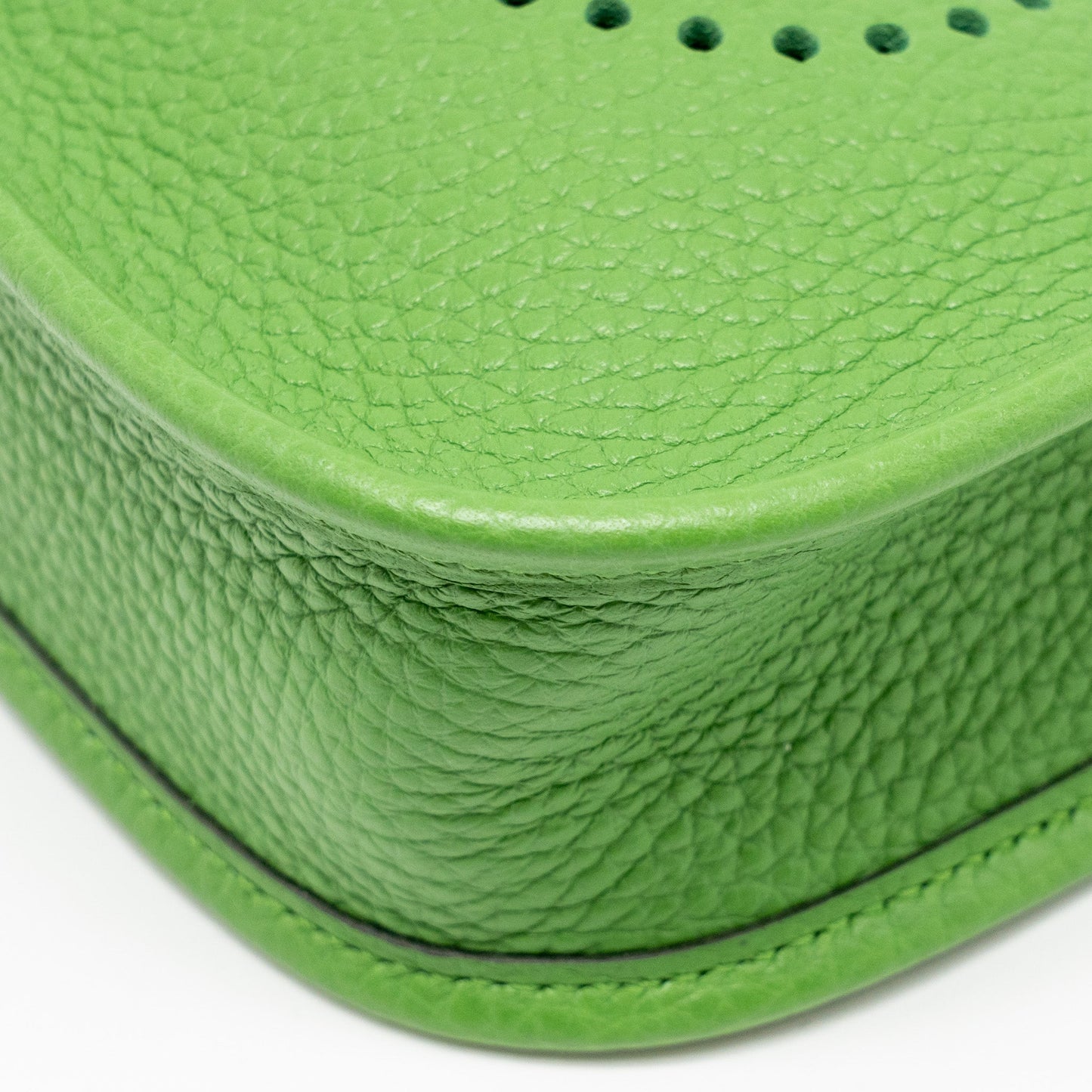 Herme Mini Evelyne Clemence Vert Yucca SHW Stamp W