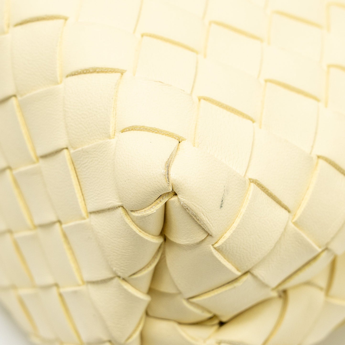 Bottega Veneta Small Andiamo Bag Lambskin Light Yellow GHW