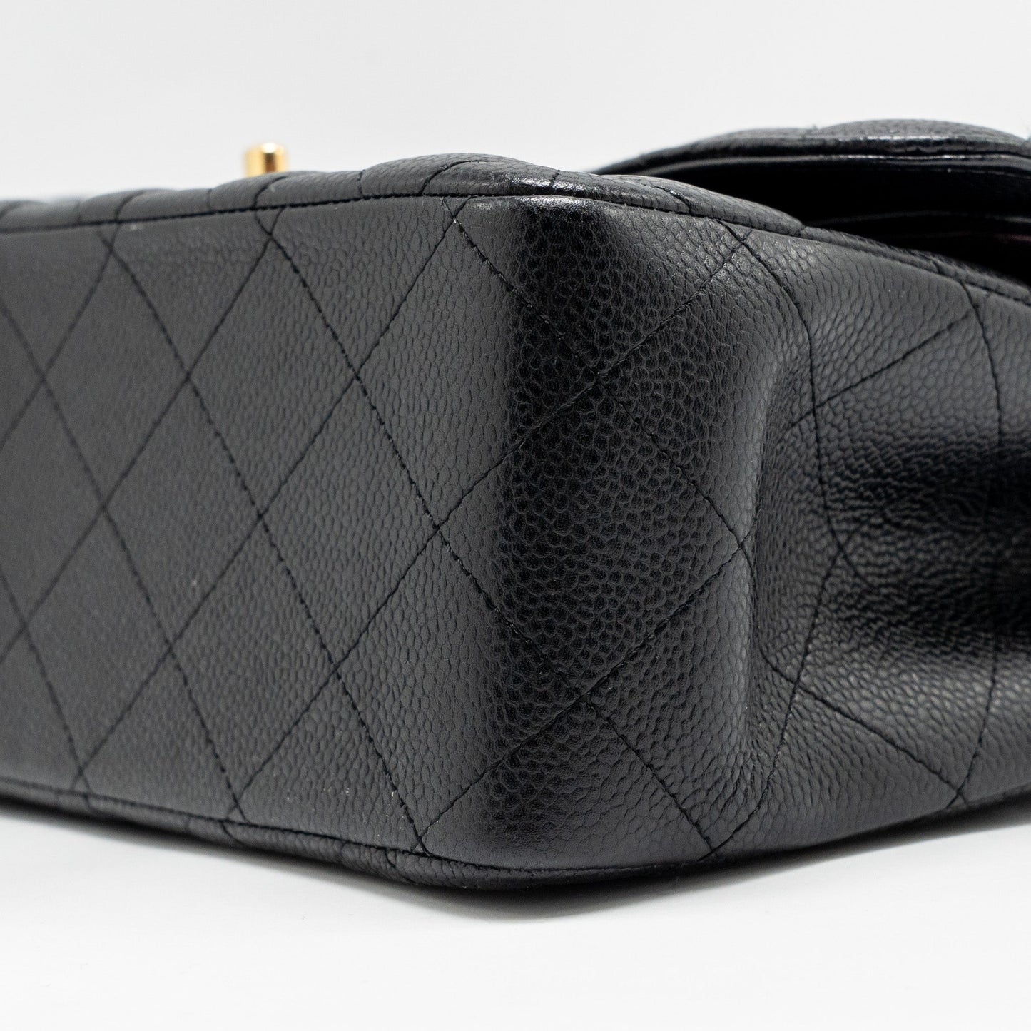 CHANEL Jumbo Classic Double Flap Bag Caviar Black GHW