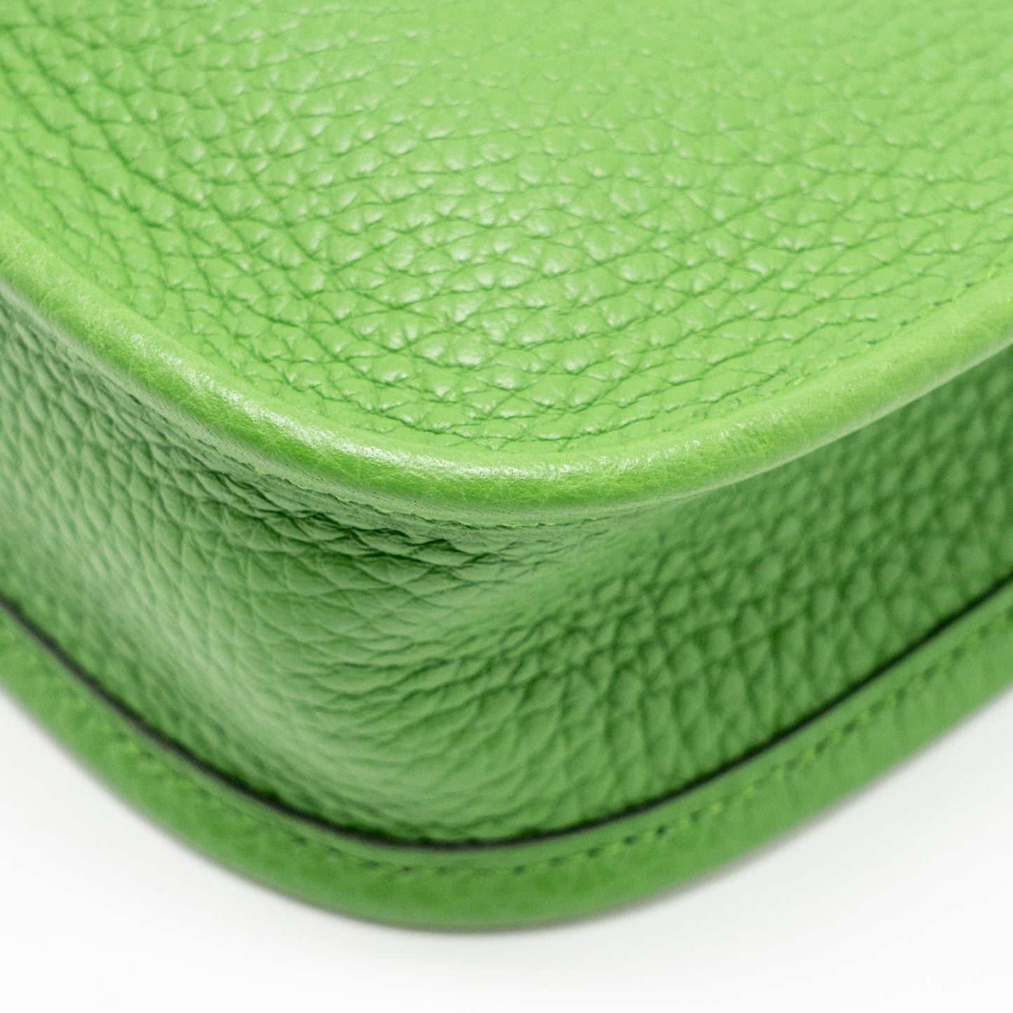 Herme Mini Evelyne Clemence Vert Yucca SHW Stamp W