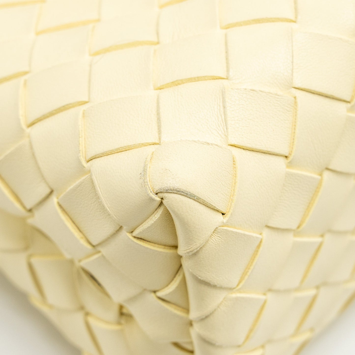 Bottega Veneta Small Andiamo Bag Lambskin Light Yellow GHW