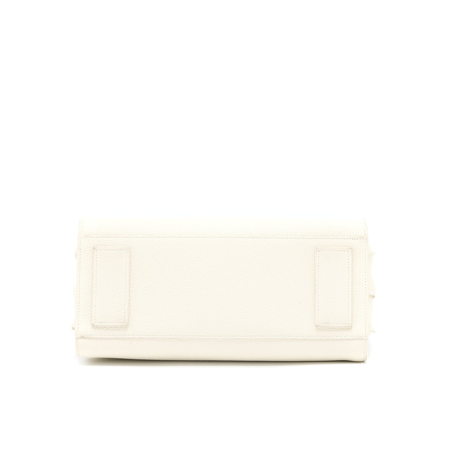 Saint Laurent Sac De Jour Tote Bag Calfskin White SHW