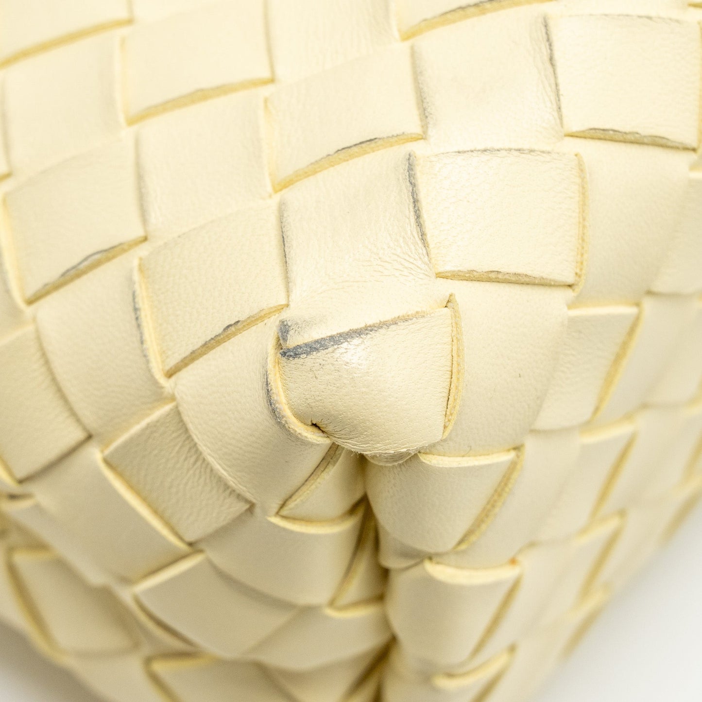 Bottega Veneta Small Andiamo Bag Lambskin Light Yellow GHW