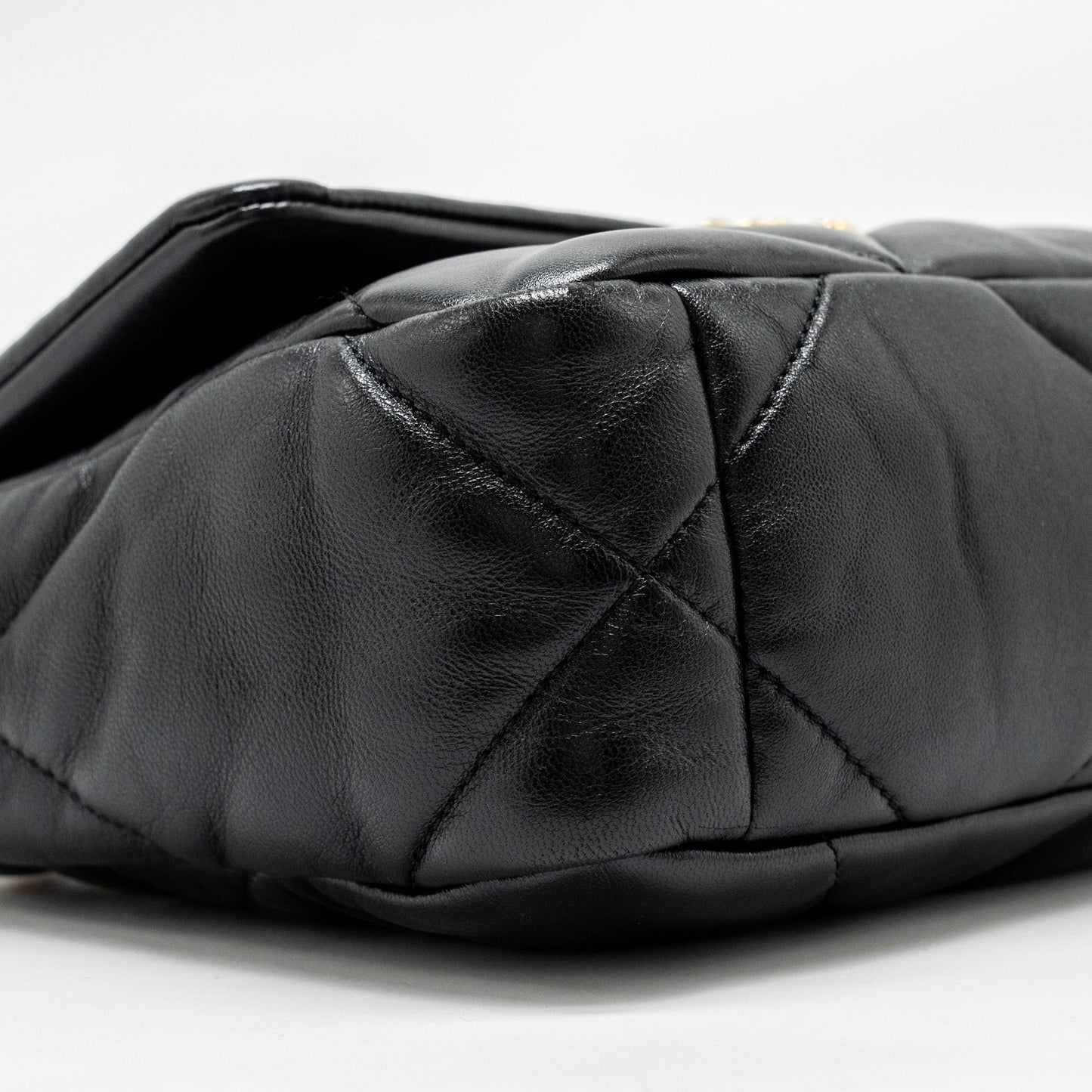 Chanel Small 19 Bag Lambskin Black GHW (microchip)