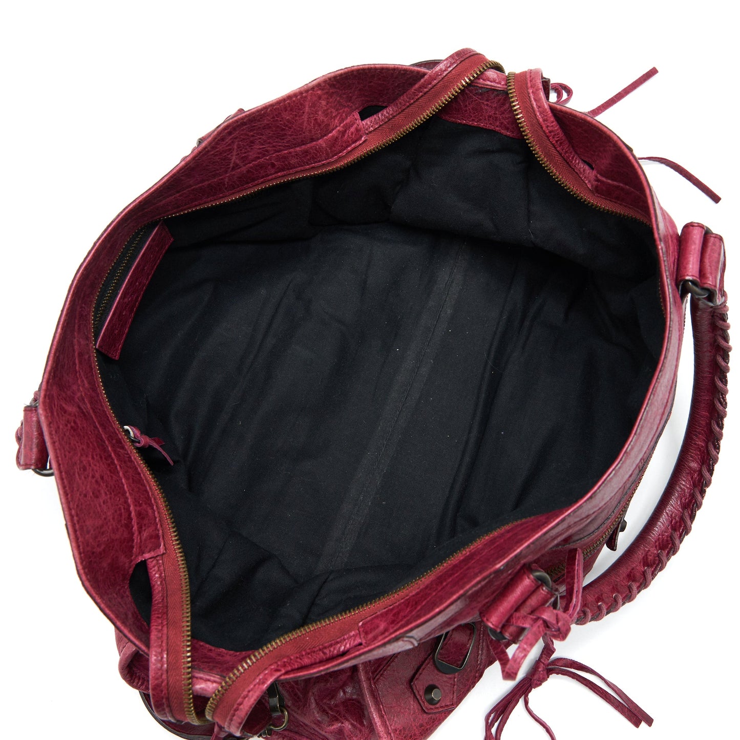 BALENCIAGA CLASSIC CITY BAG DARK RED