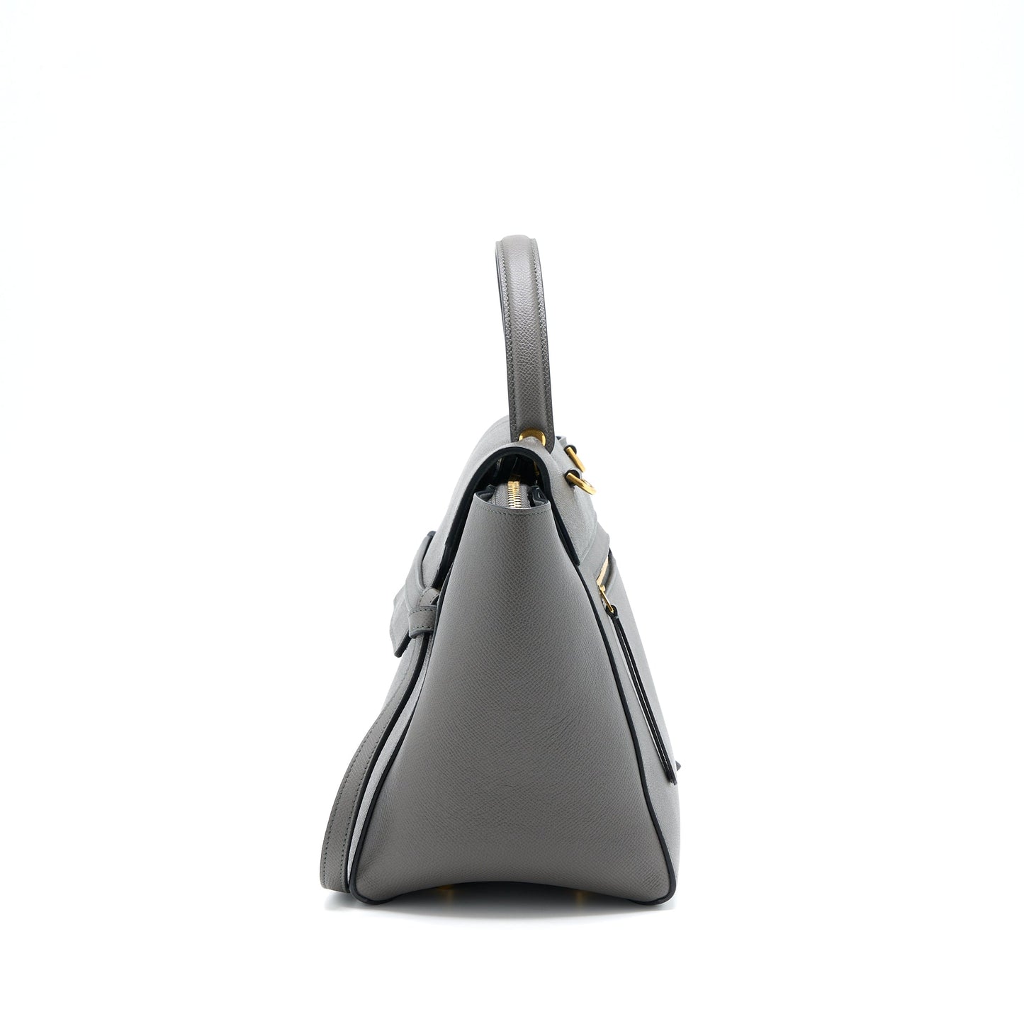 Celine Mini Belt Bag Grained Calfskin Grey GHW