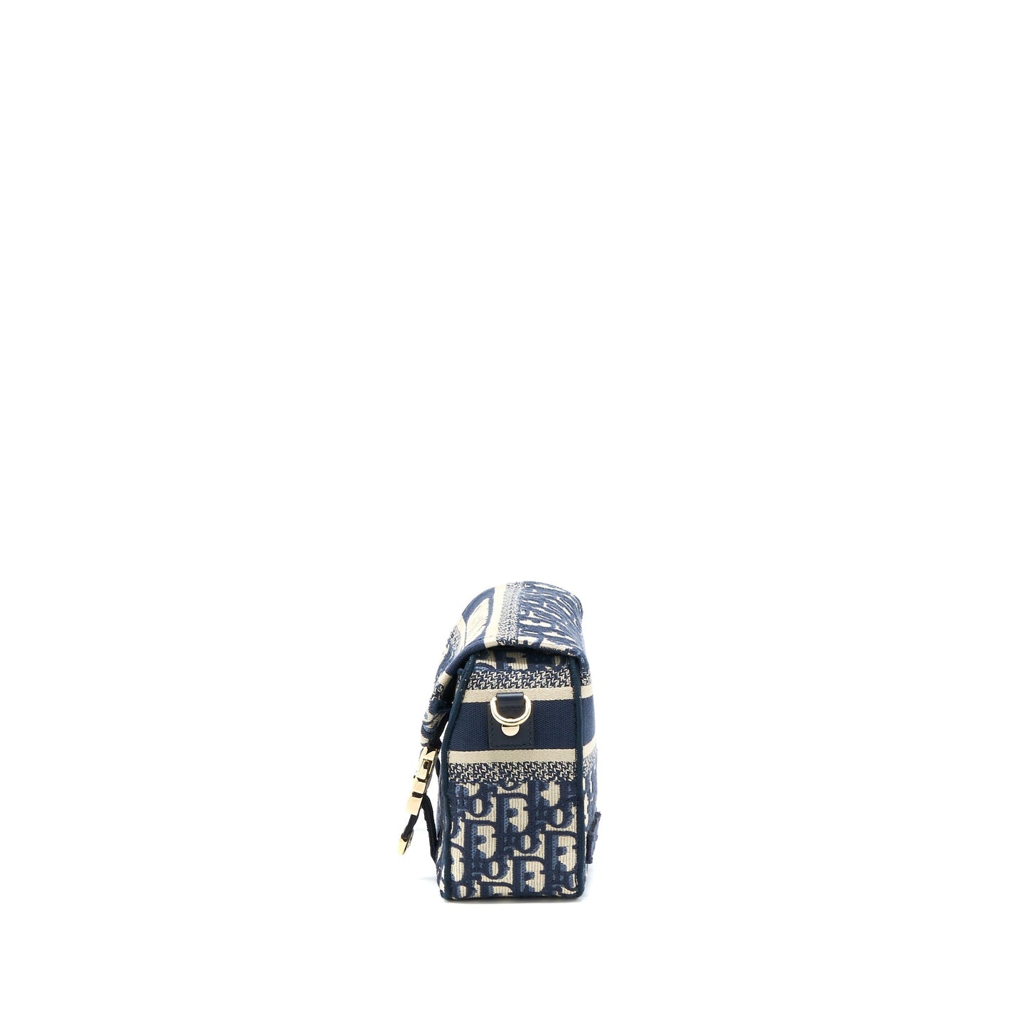 Luxury Dior Small Luxury Diorcamp Bag Blue Oblique Embroidery LGHW