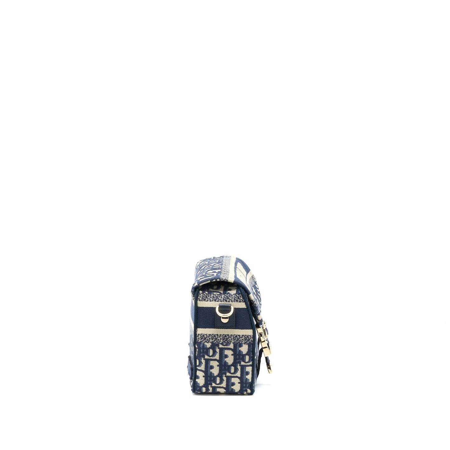 Luxury Dior Small Luxury Diorcamp Bag Blue Oblique Embroidery LGHW