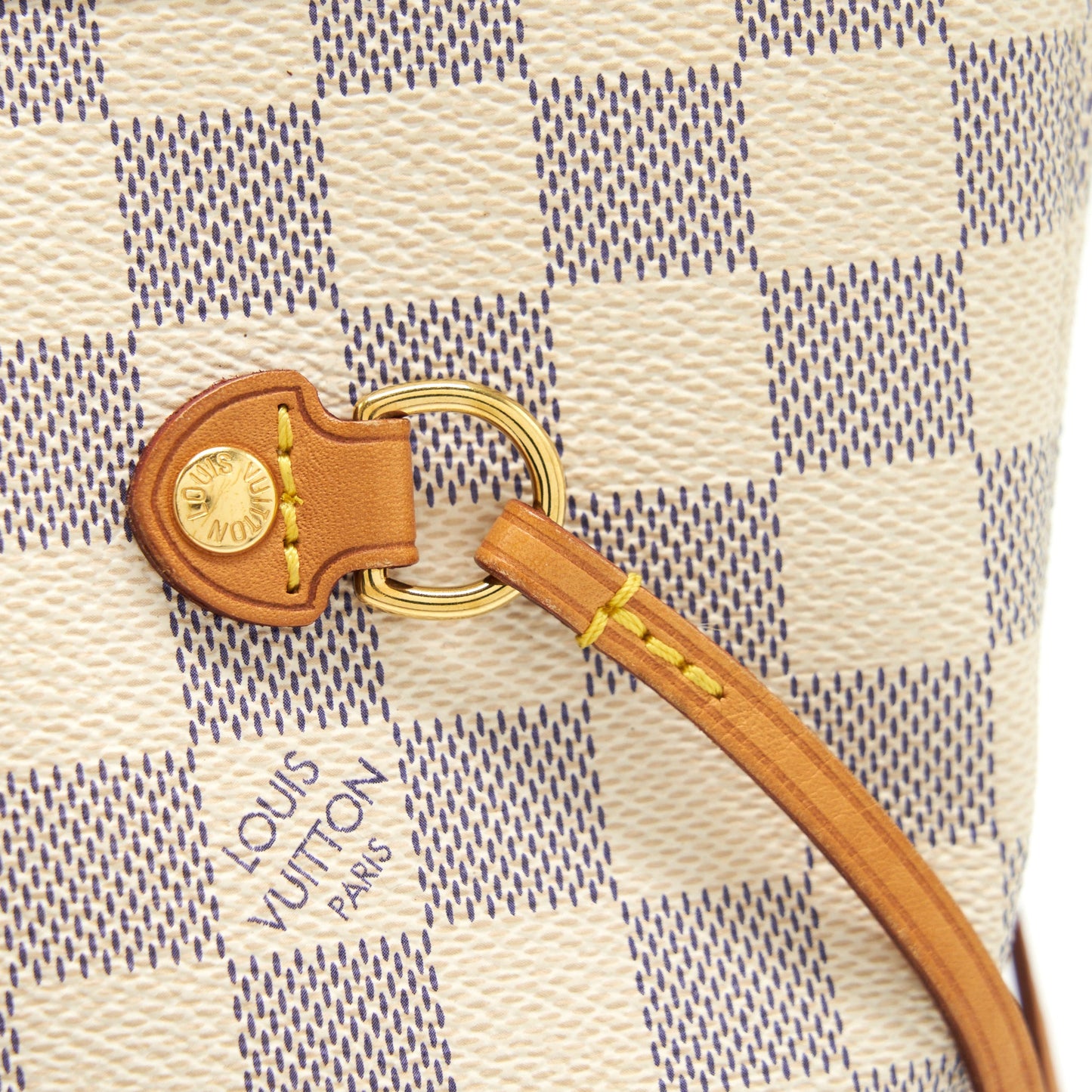 Louis Vuitton Neverfull MM Damier Azur GHW