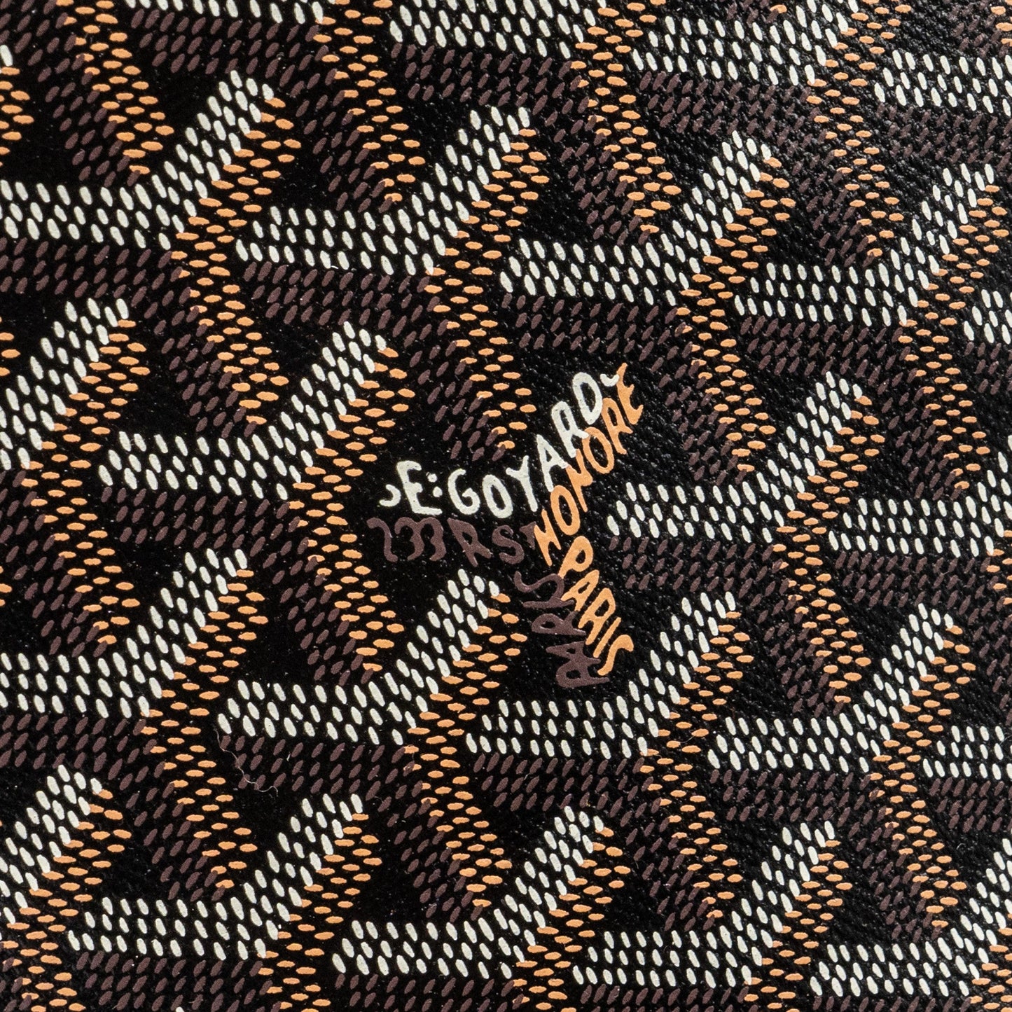 Goyard Artois PM tote bag goyardline canvas black SHW