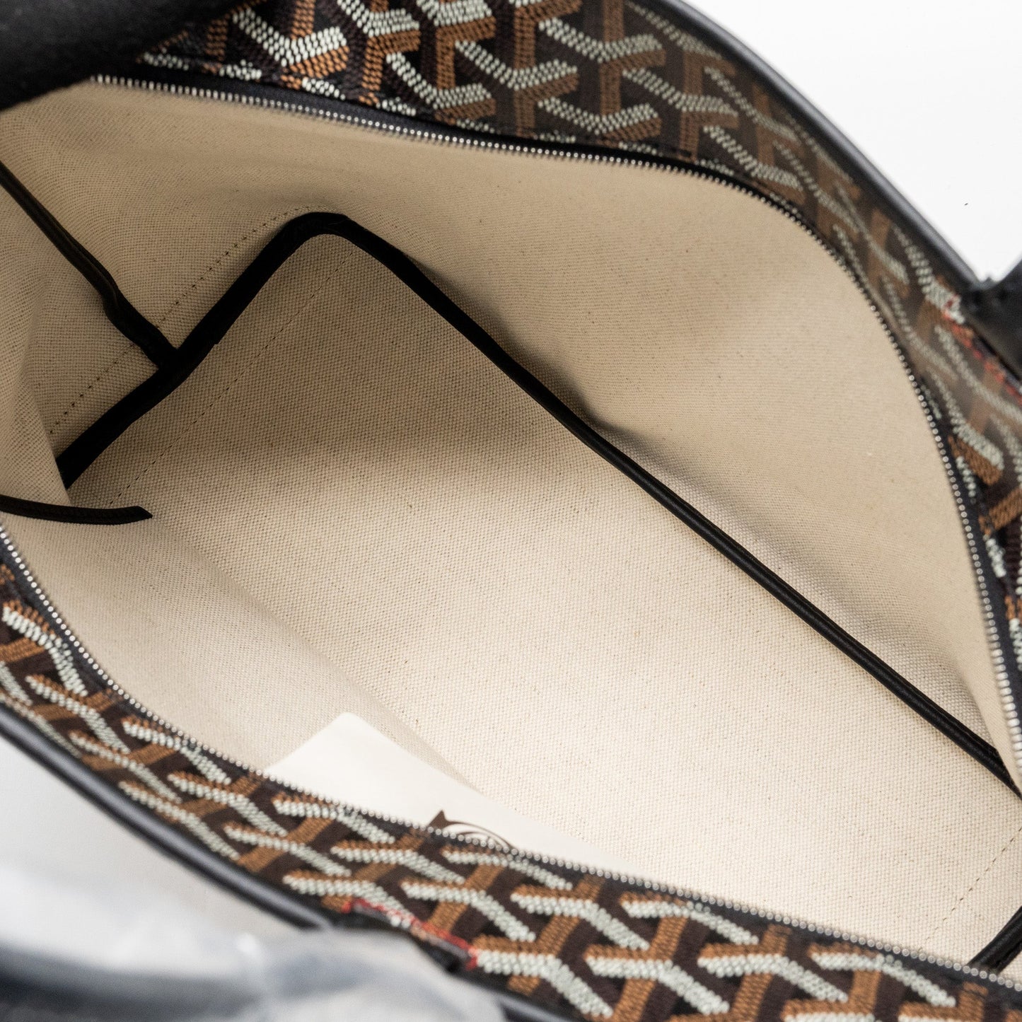 Goyard Artois PM tote bag goyardline canvas black SHW