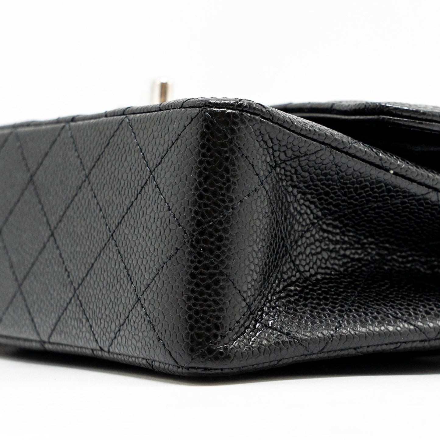 Chanel Small Classic Double Flap Bag Caviar Black SHW