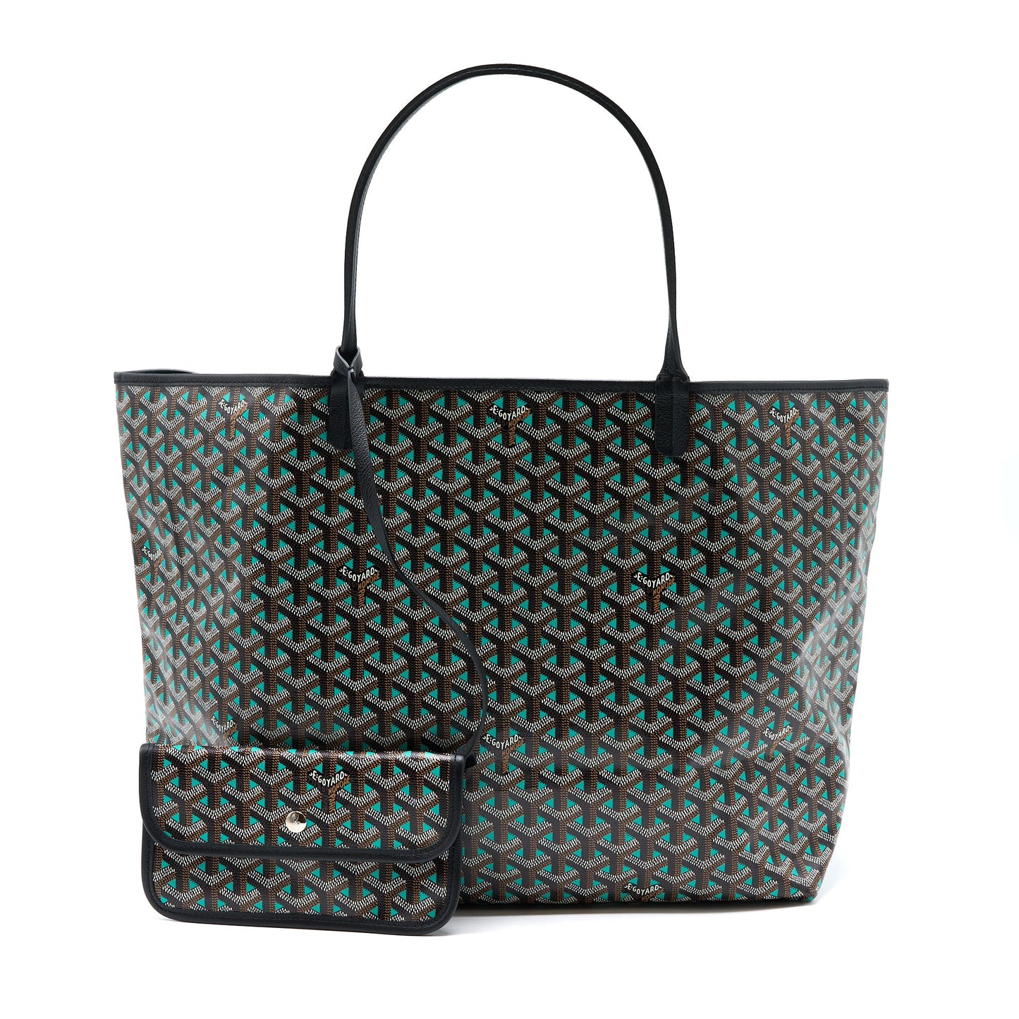 Goyard Saint Louis Tote GM Turquoise Blue