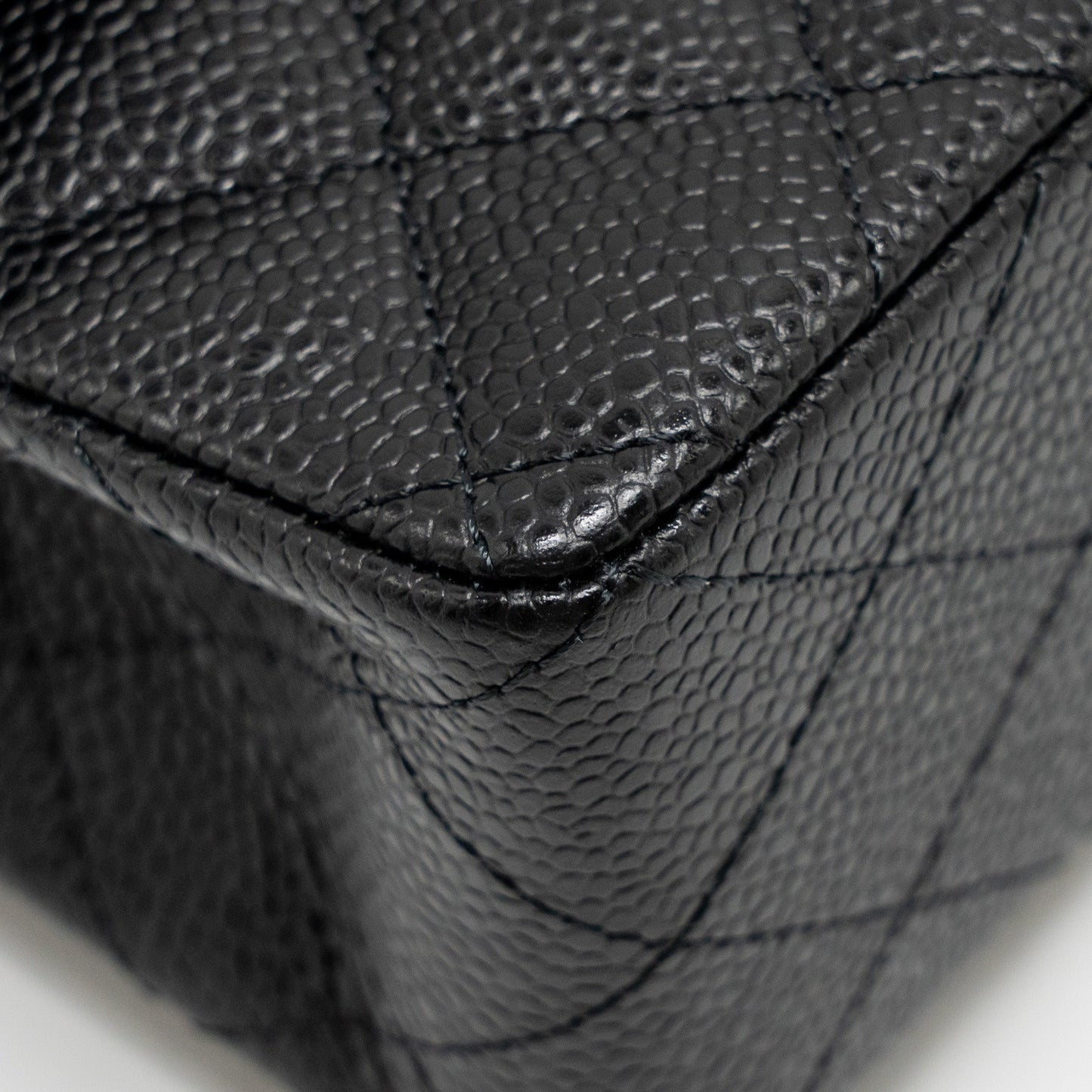 Chanel Small Classic Double Flap Bag Caviar Black SHW