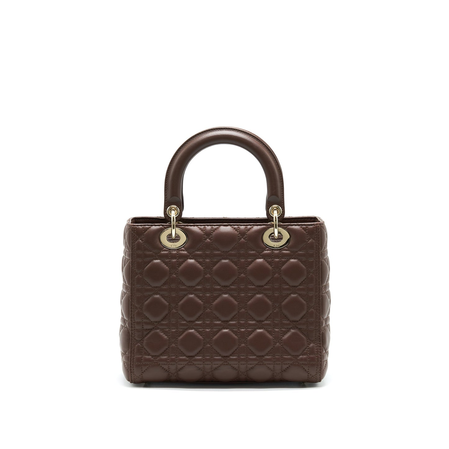 Luxury Dior medium Lady Luxury Dior Chocolate Brown LGHW