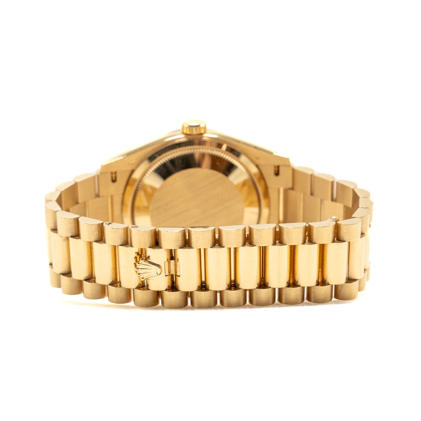 Rolex Day-date 36mm Oyster Perpetual Green Ombré Diamond Set Dial, President bracelet Yellow Gold Model:M128238-0069