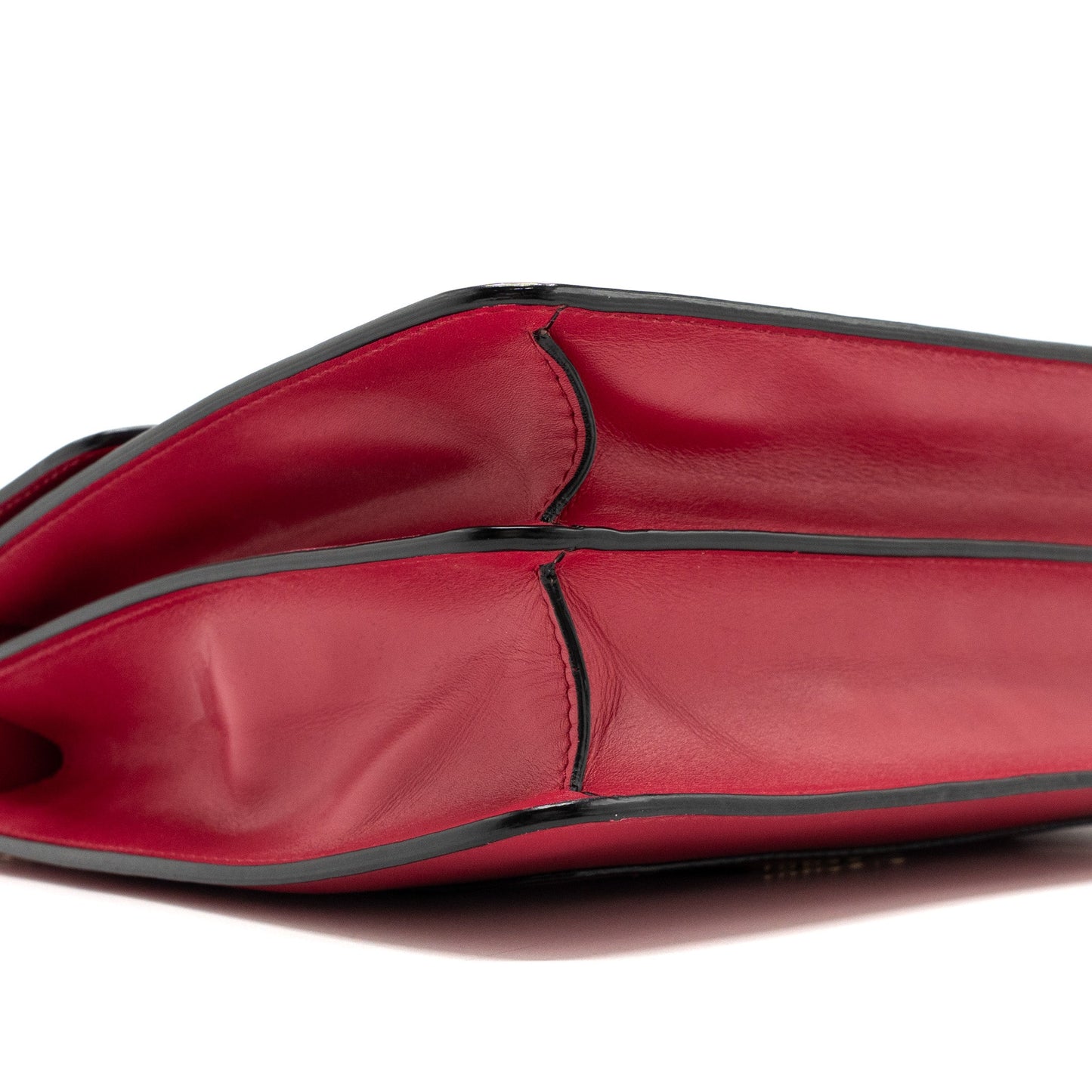 Bvlgari top handle serpenti flap bag calfskin dark pink LGHW