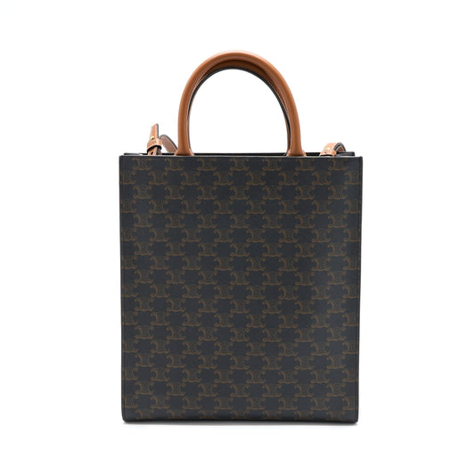 Celine Vertical Cabas Triomphe Canvas