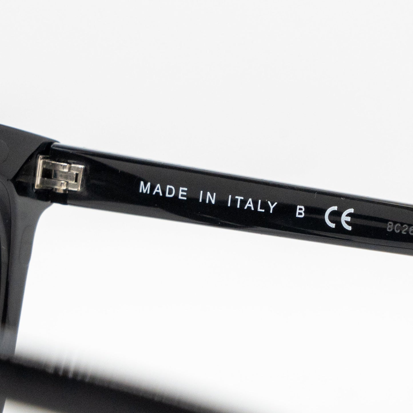 Chanel Magnetic Clip on Sunglasses Black/White
