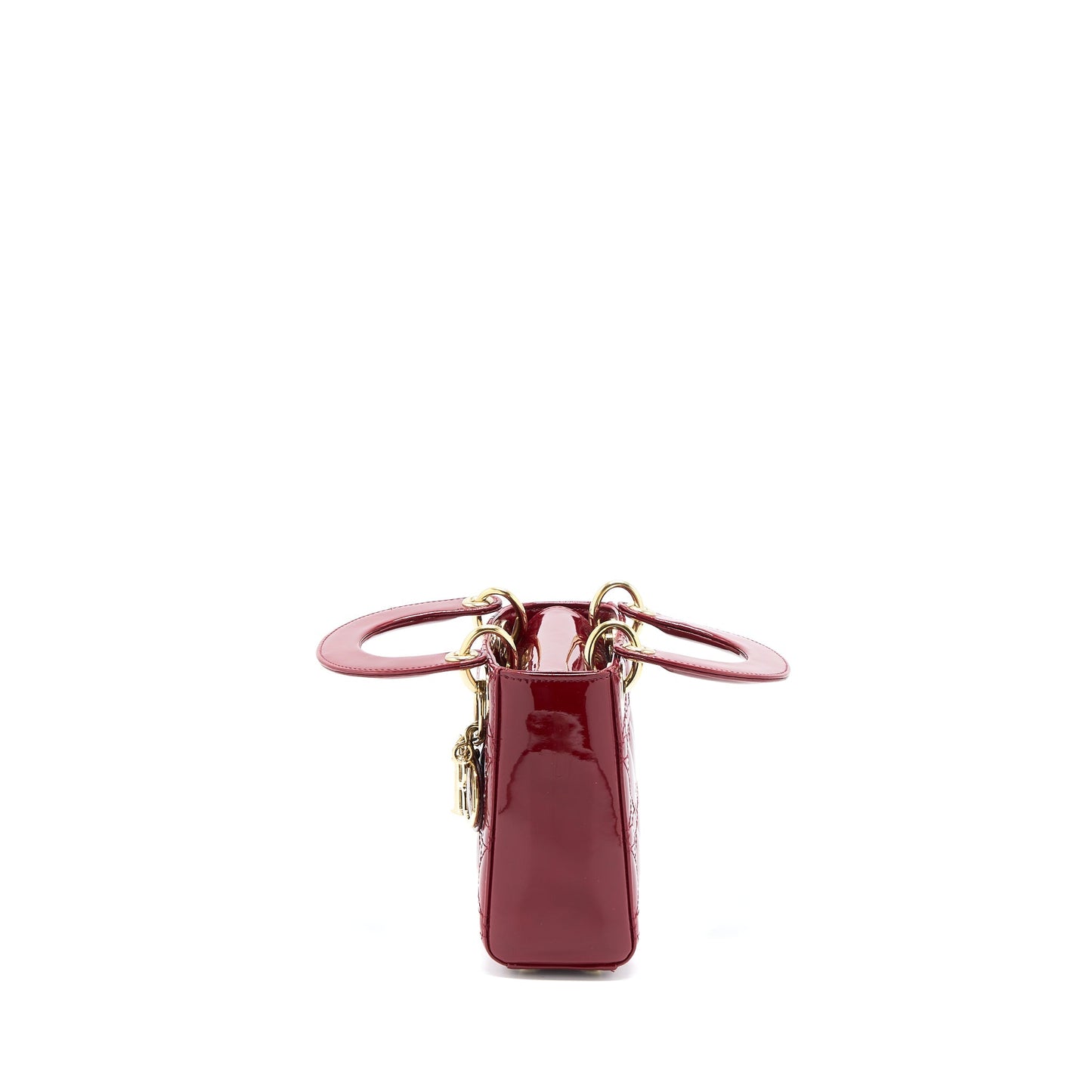Luxury Dior Mini Lady Luxury Dior Patent Red GHW
