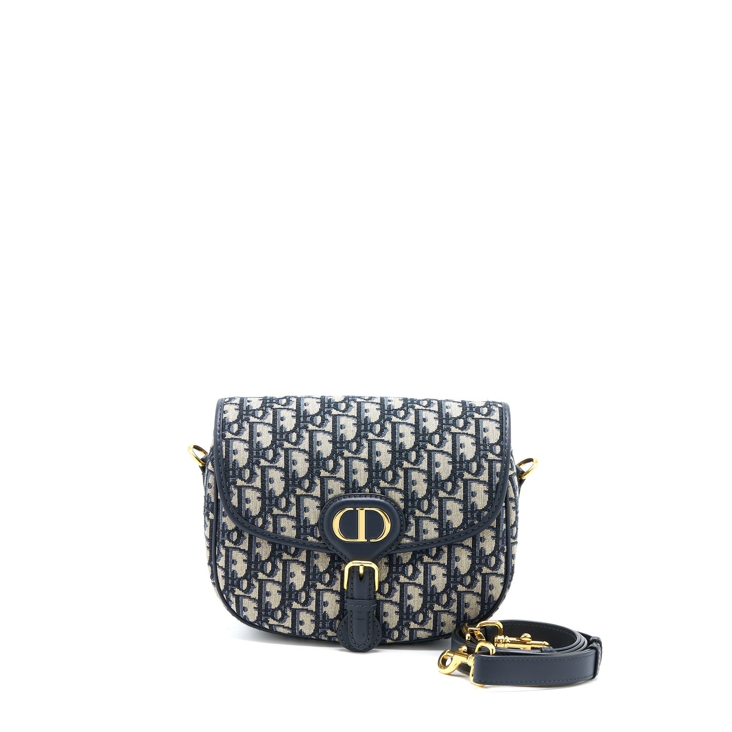 Luxury Dior Medium Bobby Bag Blue Luxury Dior Oblique Jacquard GHW