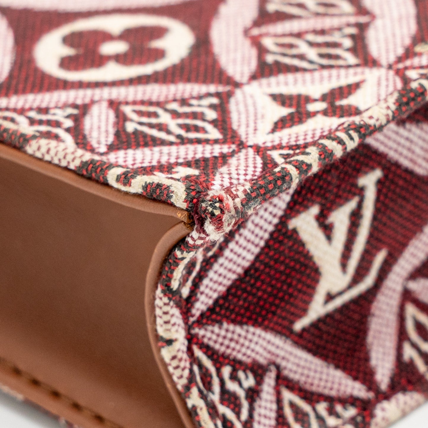 Louis Vuitton Petit Sac Plat Since 1854 Canvas Red / Multicolour GHW