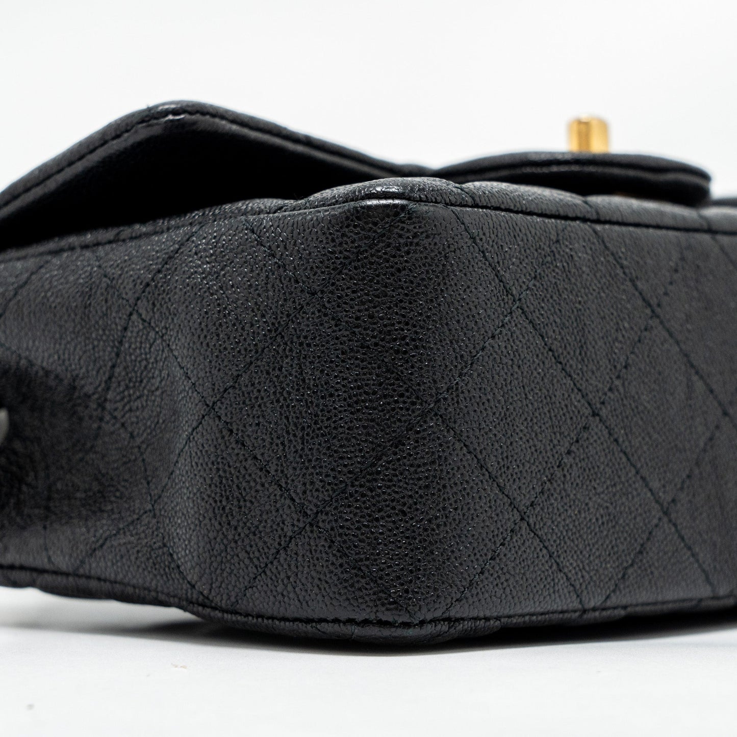 Chanel Top Handle Mini Rectangular Flap Bag Caviar BLACK GHW
