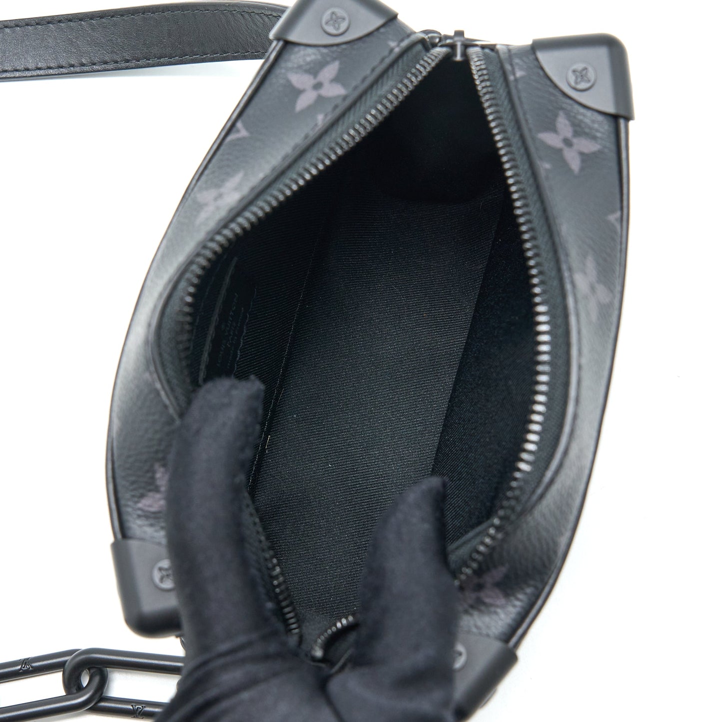 Louis Vuitton Mini Soft Trunk Monogram Eclipse Canvas Black Hardware