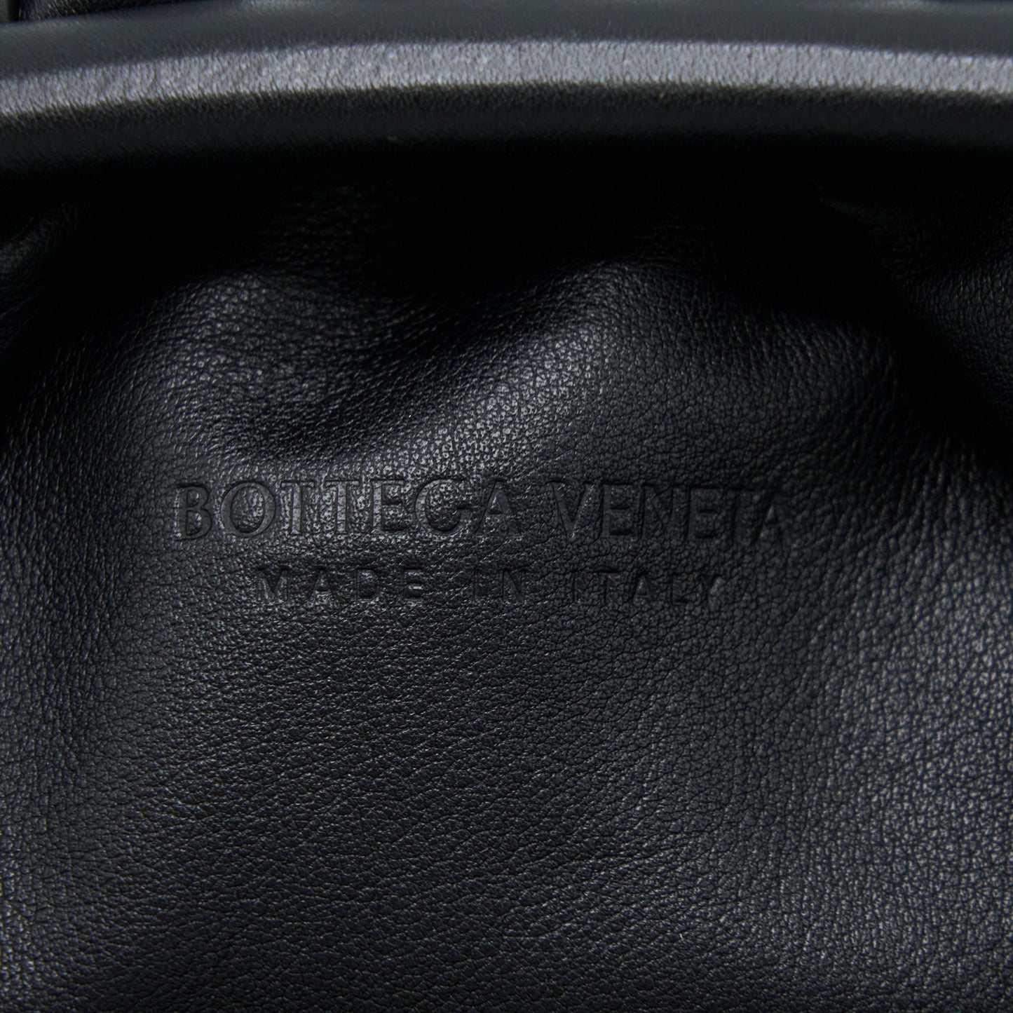 Bottega Veneta Teen Pouch Calfskin Black