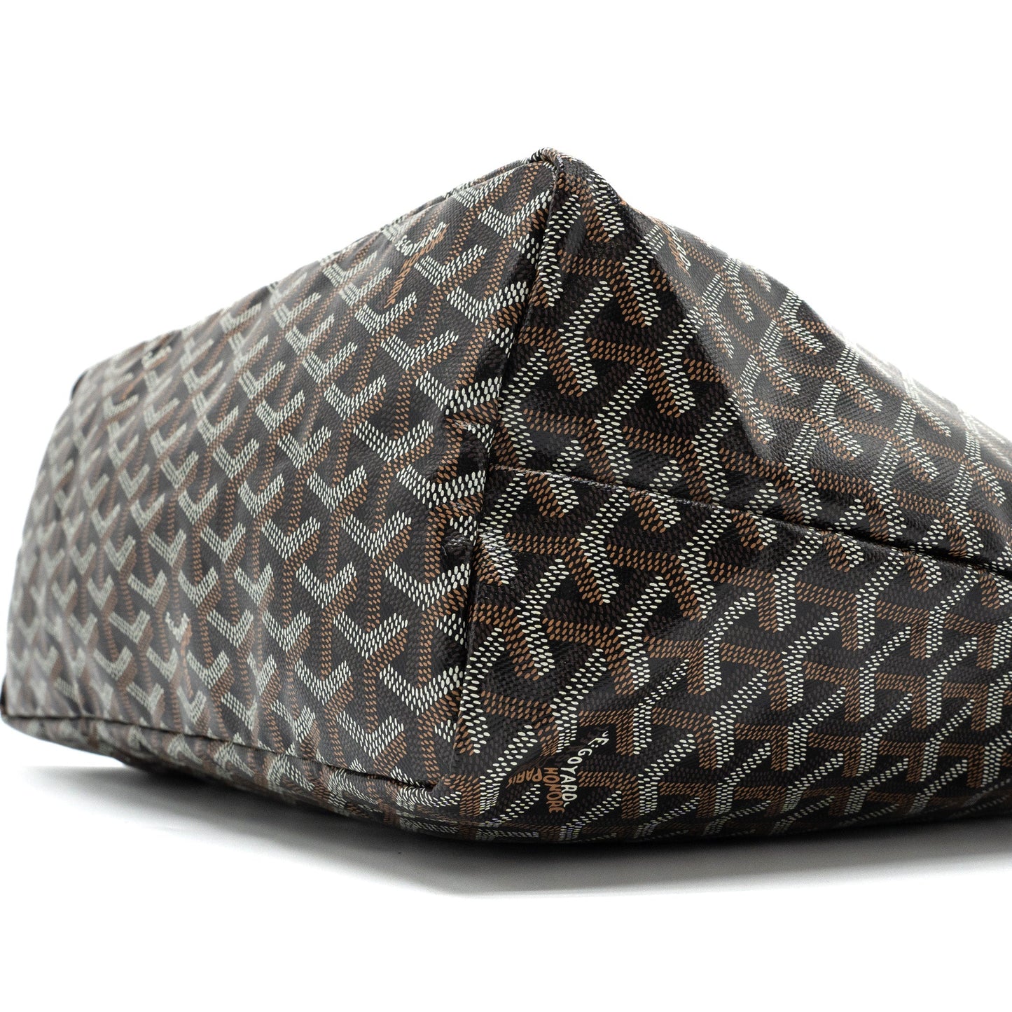 Goyard Saint Louis PM Tote Bag Goyardine Canvas Black/Multicolour