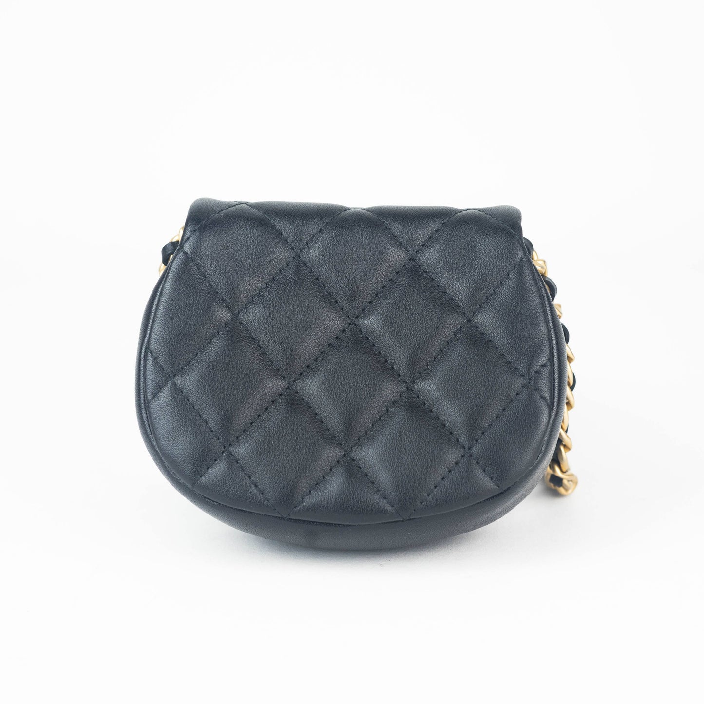 Chanel Mini Flap Clutch with Gold Chain