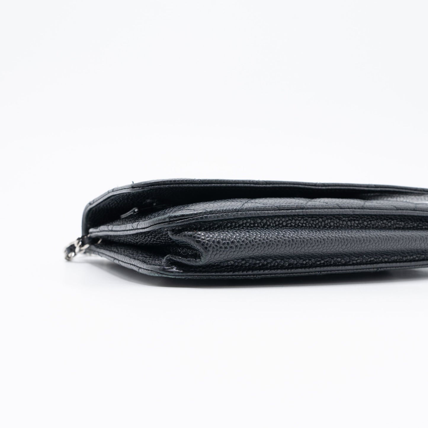 Chanel Classic Wallet On Chain Caviar Black SHW