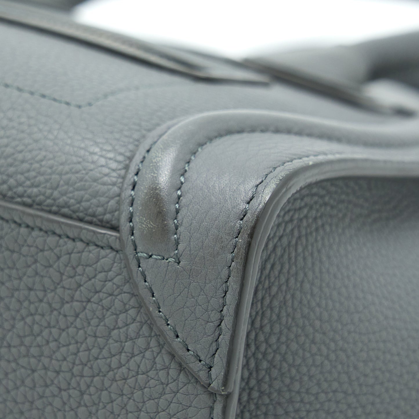 Celine Nano Luggage Bag Grey GHW