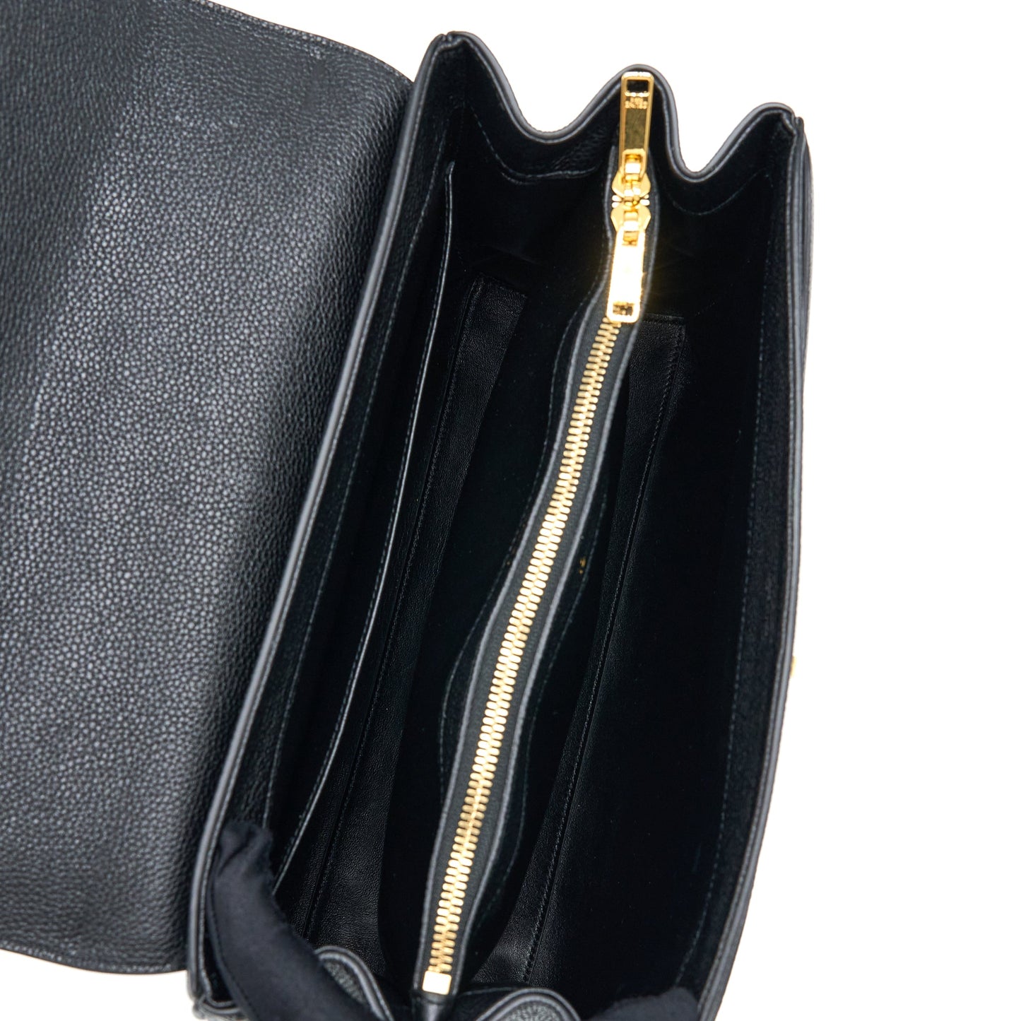 Celine 16 Bag Grained Calfskin Black GHW
