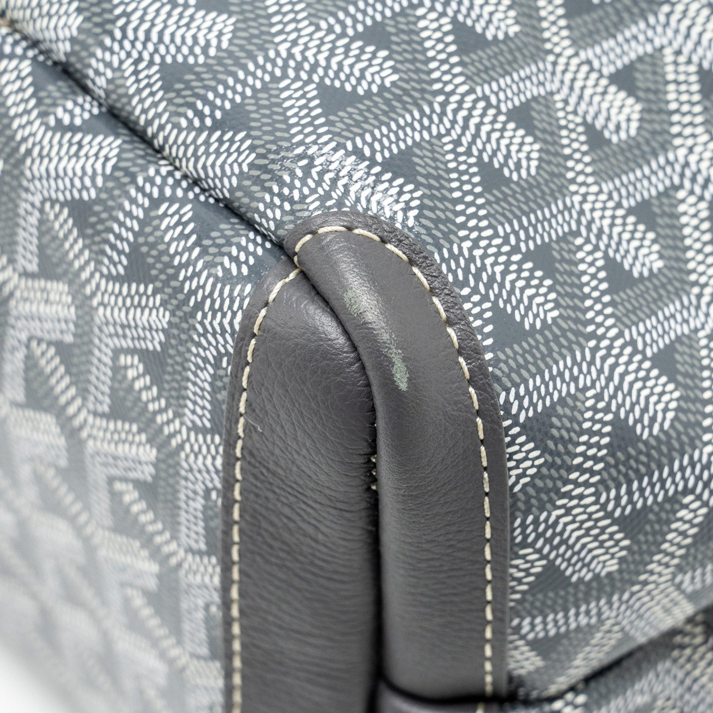 Goyard Artois Tote bag goyardline canvas / calfskin grey SHW