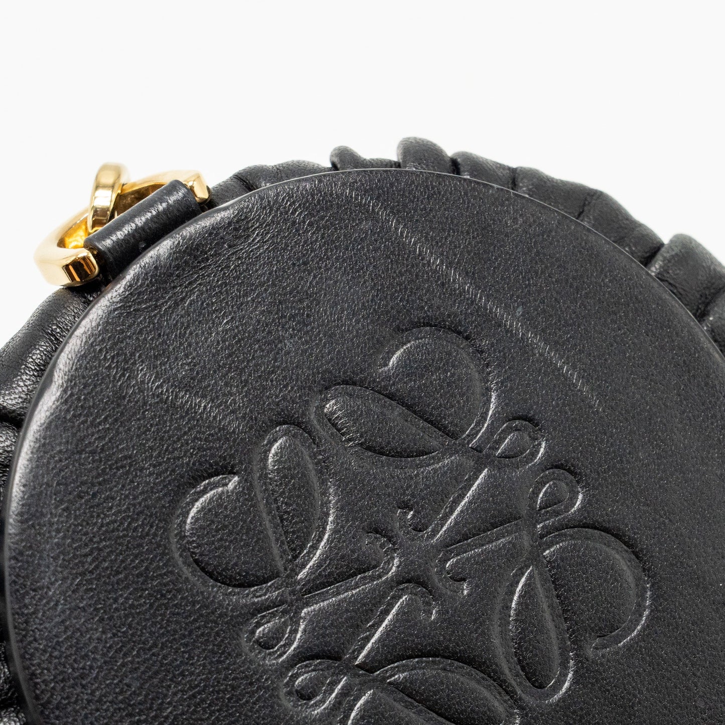 Loewe bracelet pouch lambskin black GHW