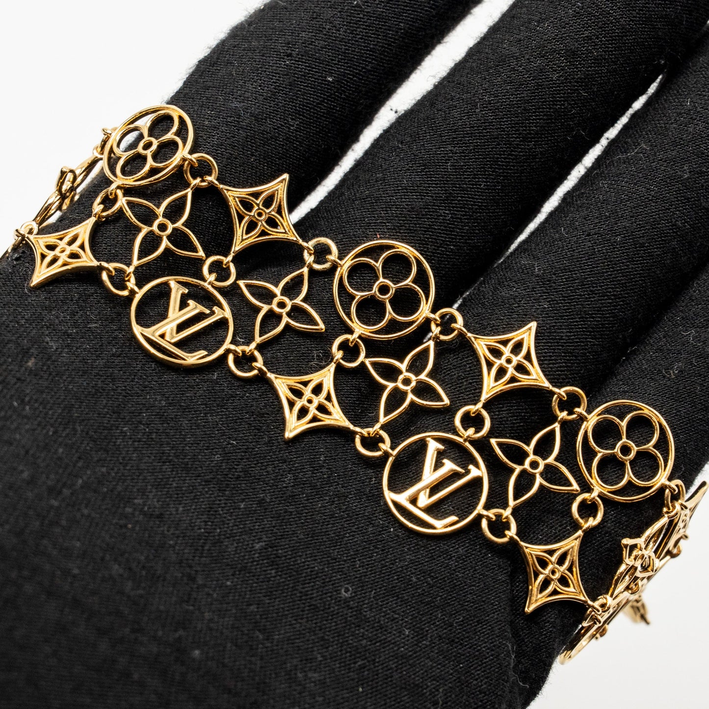 Louis Vuitton gold tone bracelet