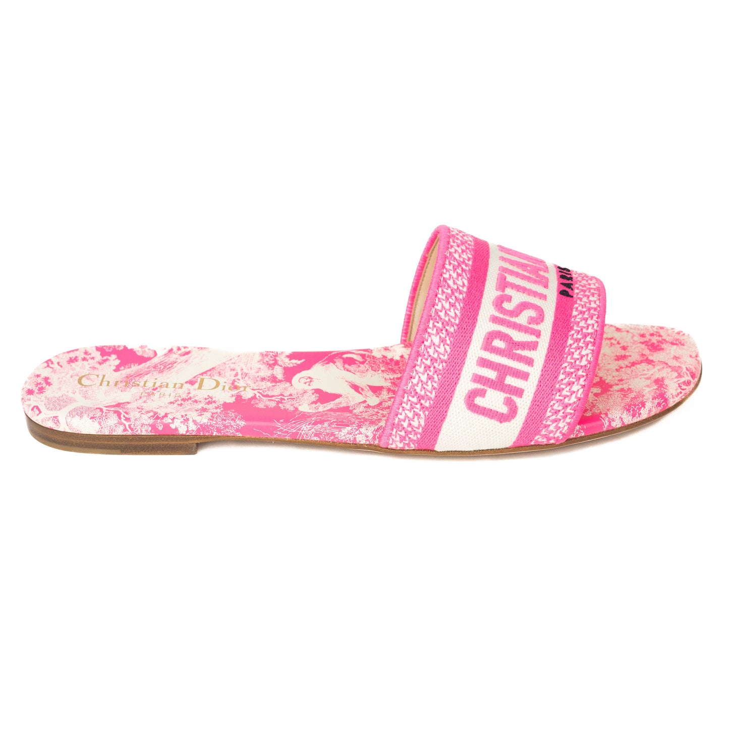 Dior Dway Slides in Fuschia