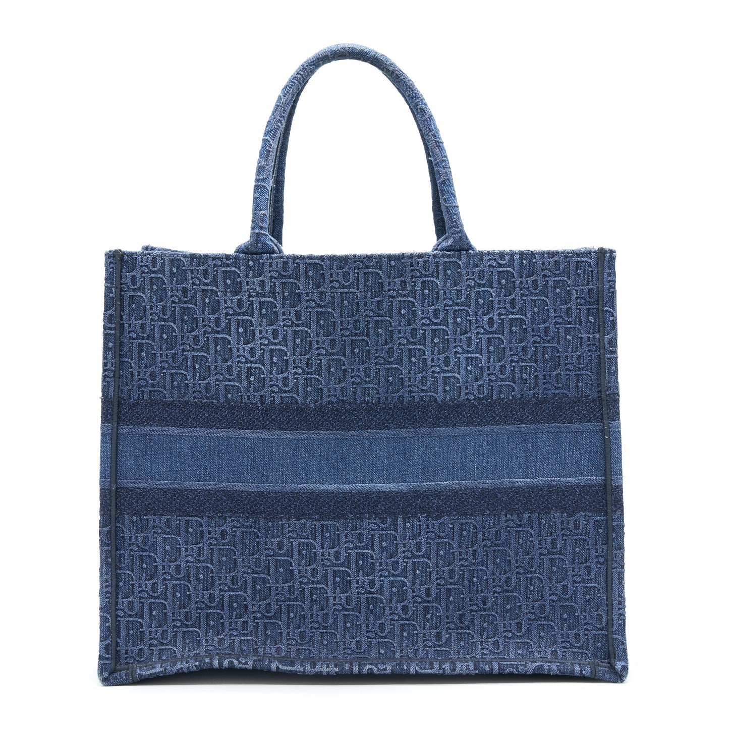 Luxury Dior Denim Luxury Dior logo print Book Tote