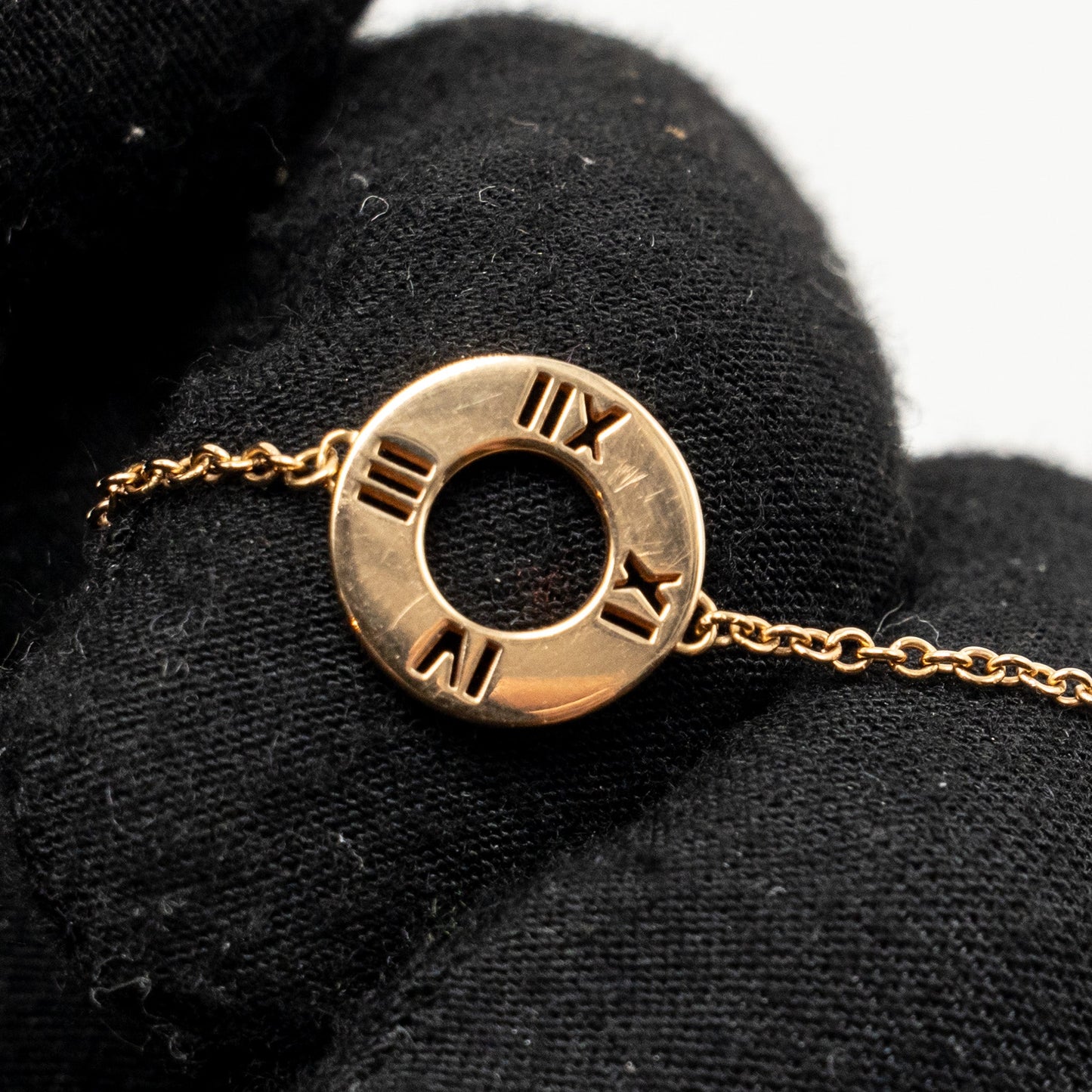 Tiffany size small Atalas bracelet rose gold / diamonds