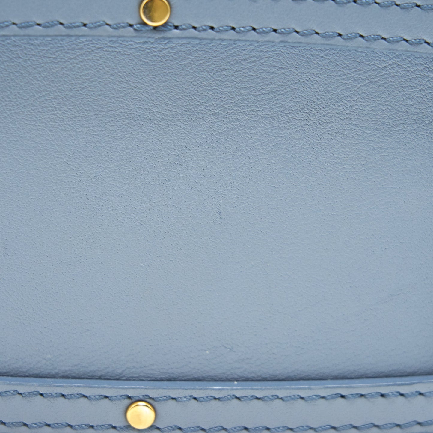 CHLOE ROY BUCKET LEATHER CROSS BODY BAG LIGHT BLUE