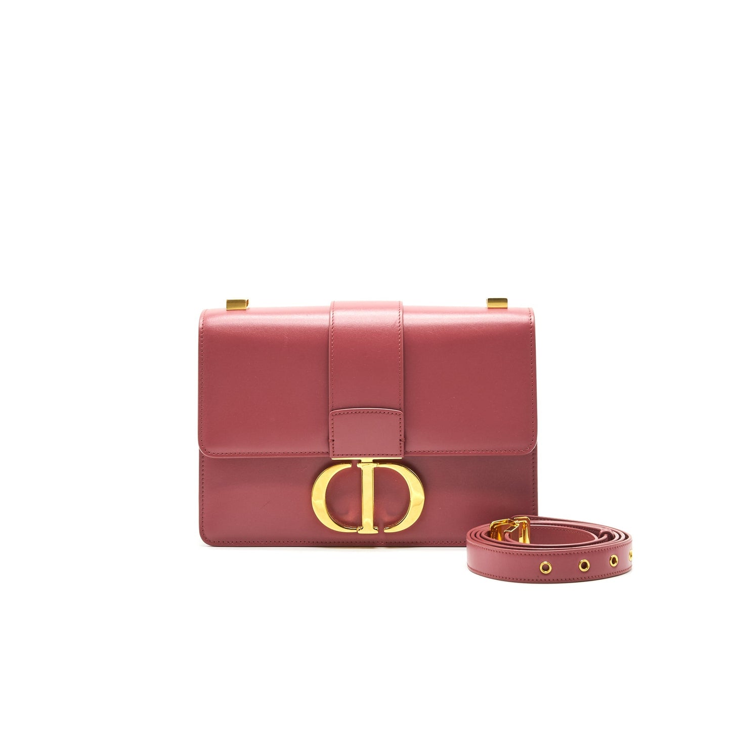 Luxury Dior 30 Montaigne Medium Bag Pink GHW